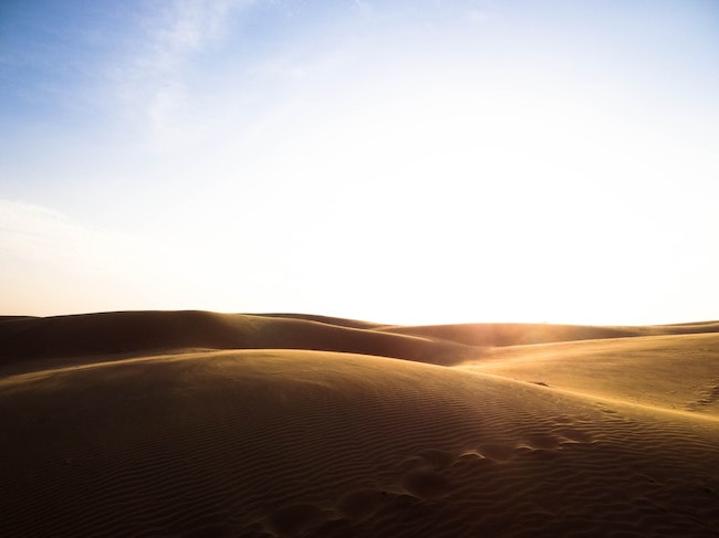 Thar Desert in Rajasthan, India