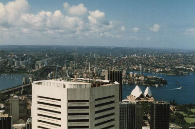 Backpacking in Australia - View from Sydney Tower