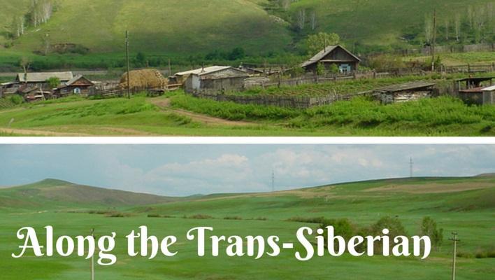 Landscape along the Trans-Siberian railway