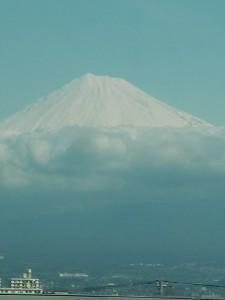 Mt Fuji, Japan, view from the train