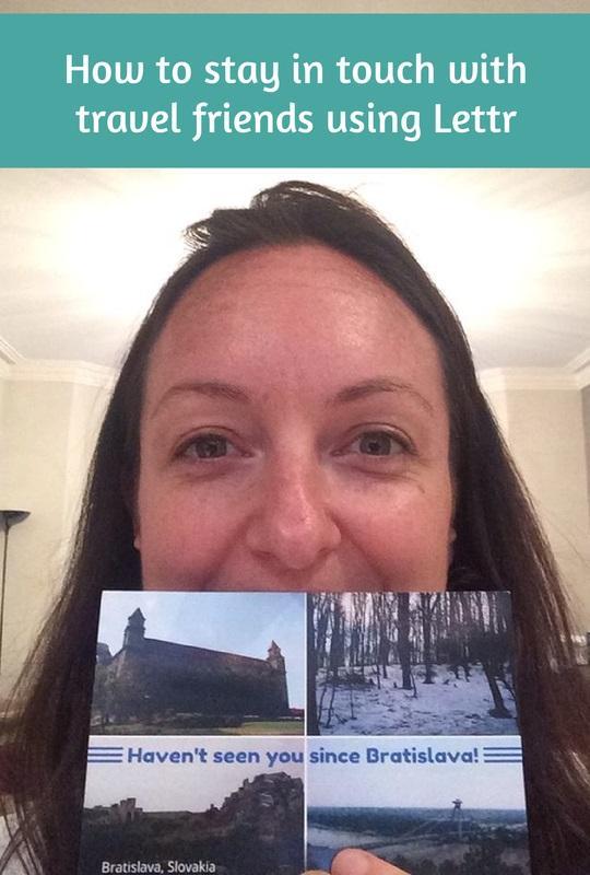 How to stay in touch with travel friends using Lettr
