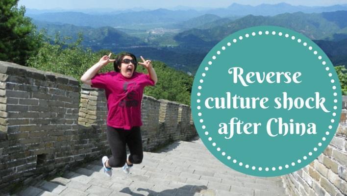 Reverse culture shock after China