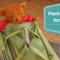 Our packing list for Bali, and Jack the bear shows off our new Paklite luggage