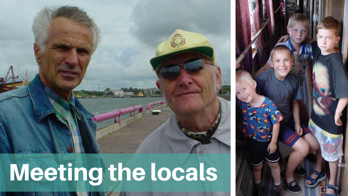 Meeting the locals in Latvia and Russia