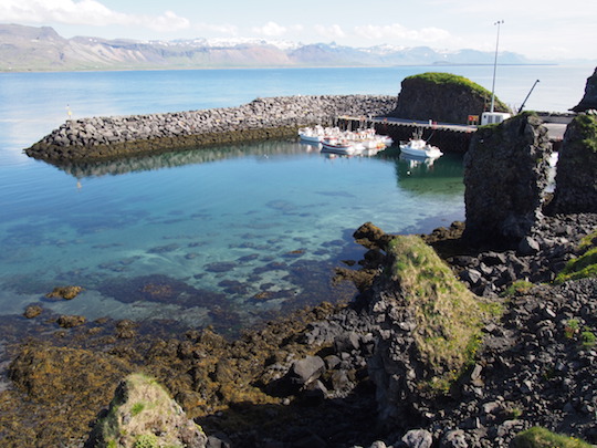 Harbour near Anarstarpi on Snaefellsnes Peninsula, Iceland