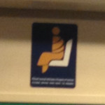 Things I didn't expect in Bangkok - dedicated seats for monks on the train