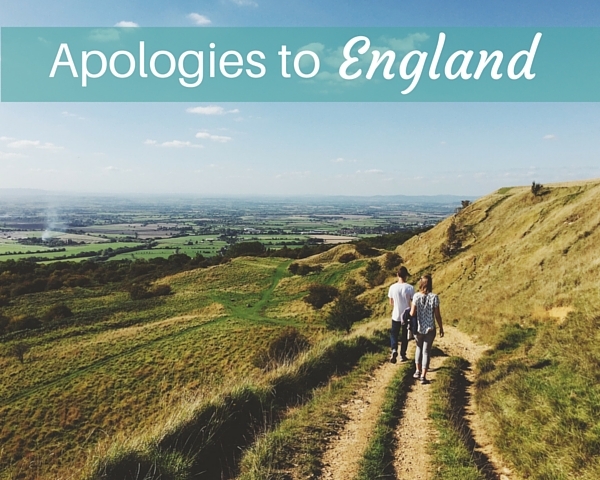 Apologies to England
