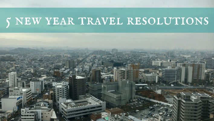 Five new year travel resolutions