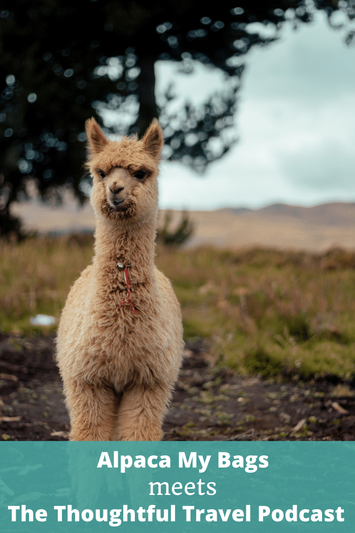 Alpaca My Bags Crossover - The Thoughtful Travel Podcast