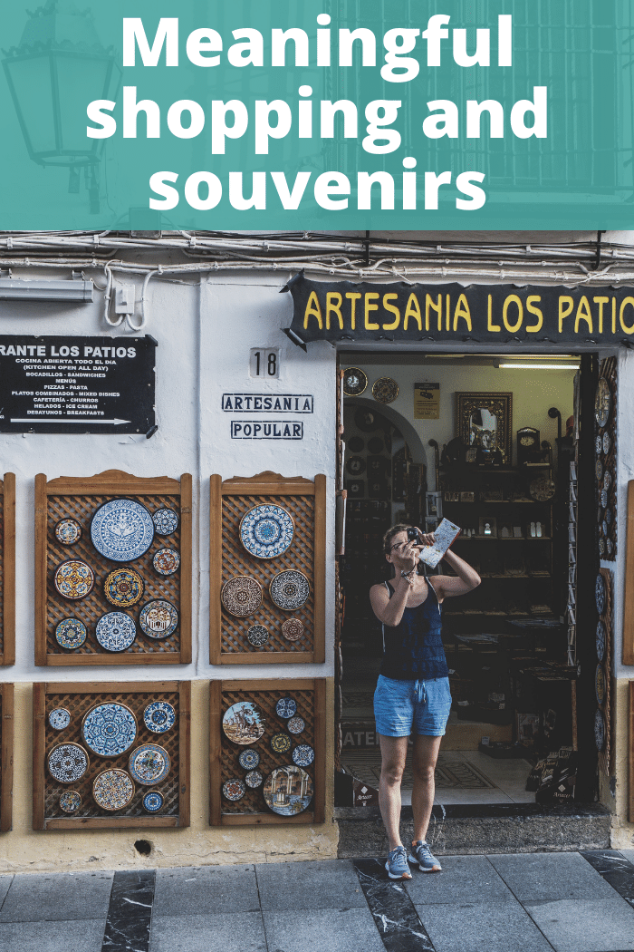 Meaningful shopping and souvenirs on The Thoughtful Travel Podcast