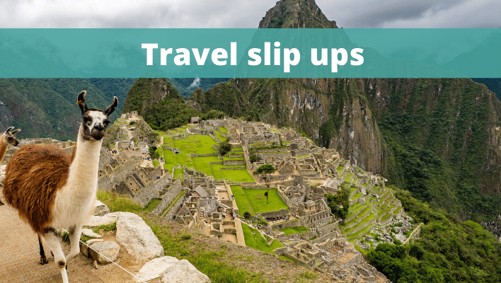 Travel slip ups - The Thoughtful Travel Podcast