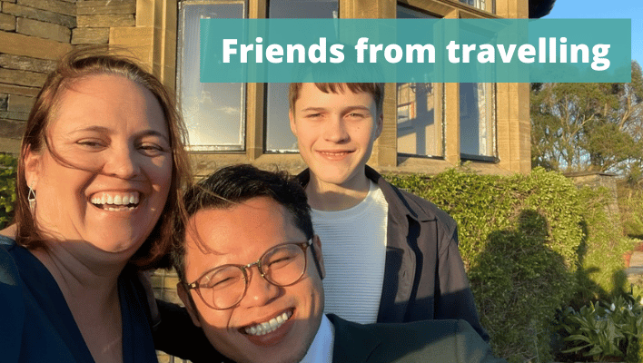 Friends from travelling - The Thoughtful Travel Podcast